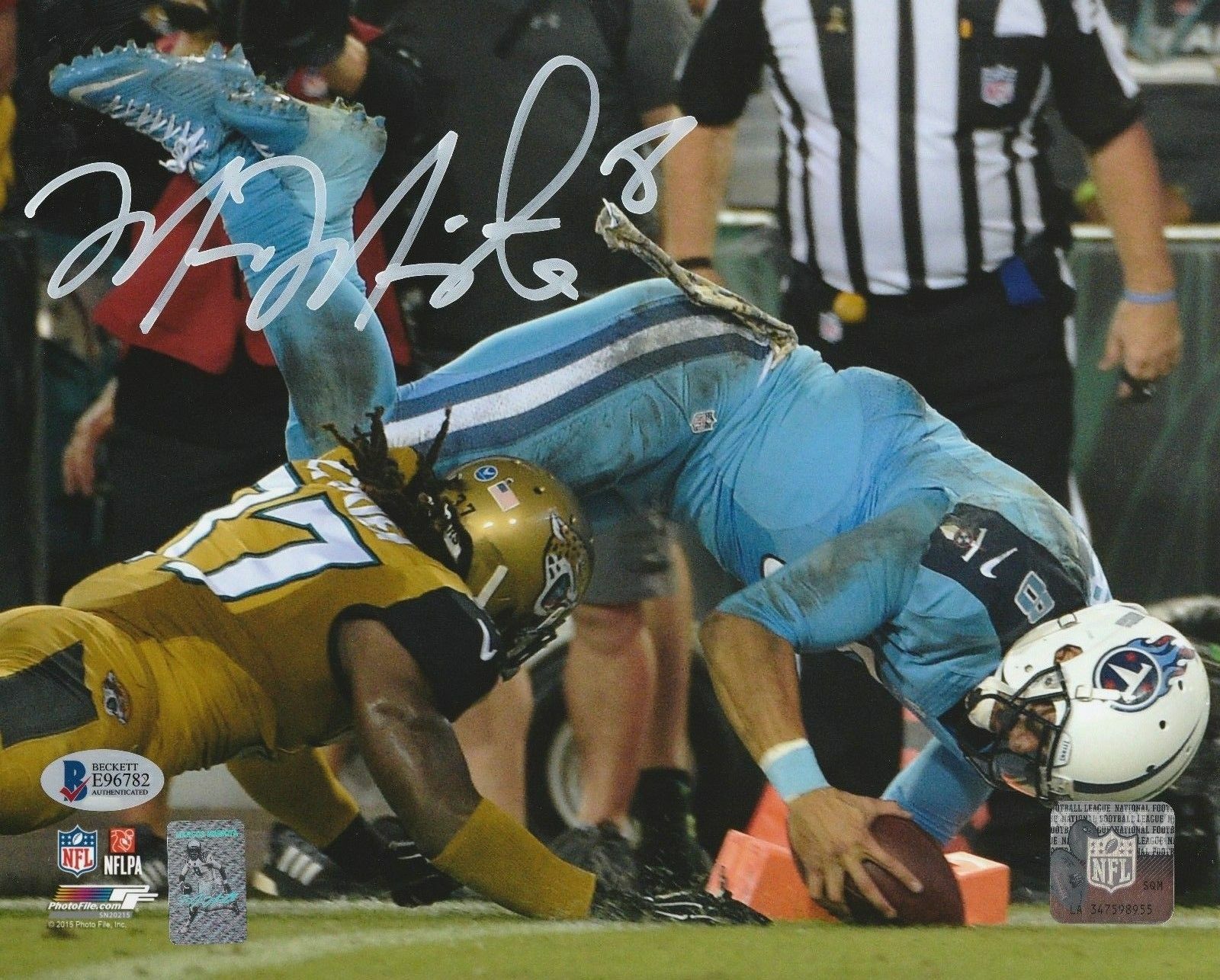 Marcus Mariota Autographed Signed Tennessee Titans 8x10 Photo *Ducks Heisman BAS 