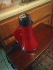 Red Megaphone & Siren - Tested Works 