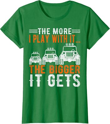The More I Play With It... The Bigger It Gets Ladies' Crewneck T-Shirt