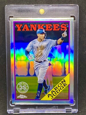 Aaron Judge RARE REFRACTOR INVESTMENT CARD SSP TOPPS CHROME YANKEES MVP