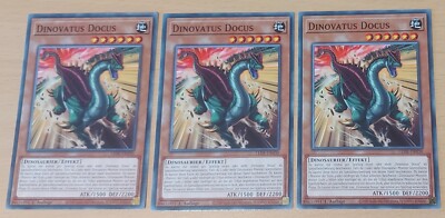 Yu Gi Oh Playset ''Dinovatus Docus'' LEDE-DE030 1. Auflage Deutsch