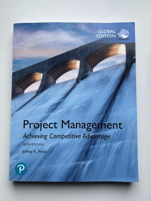 Project Management Fifth Edition Achieving Competitive Advantage Jeffrey K Pinto