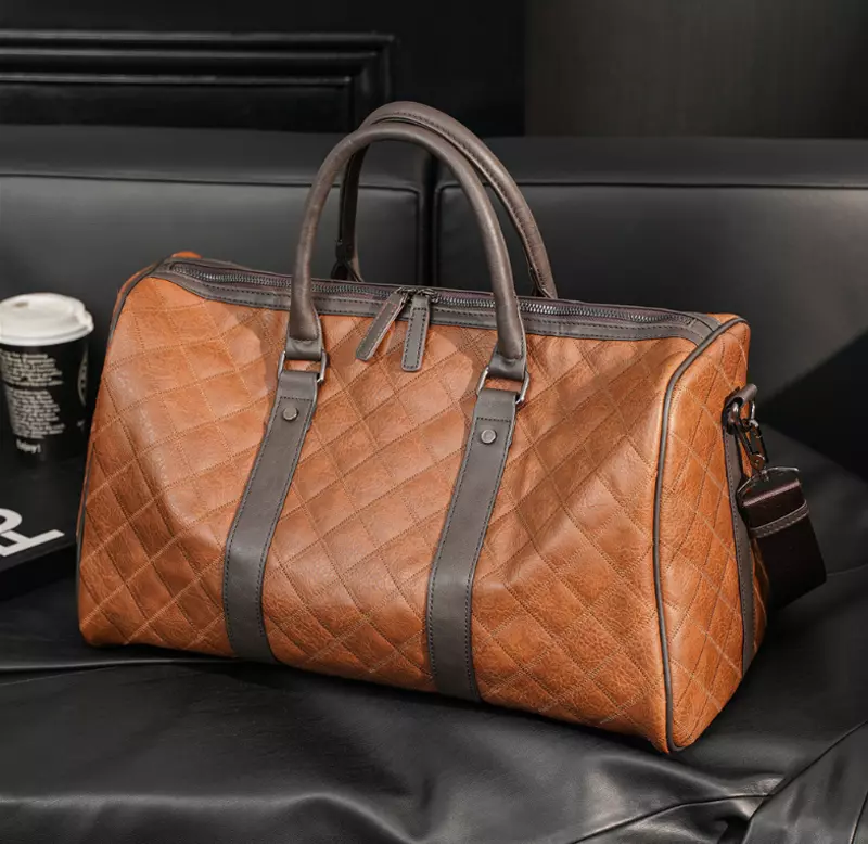 Leather Duffle Bag for Men - Travel Overnight