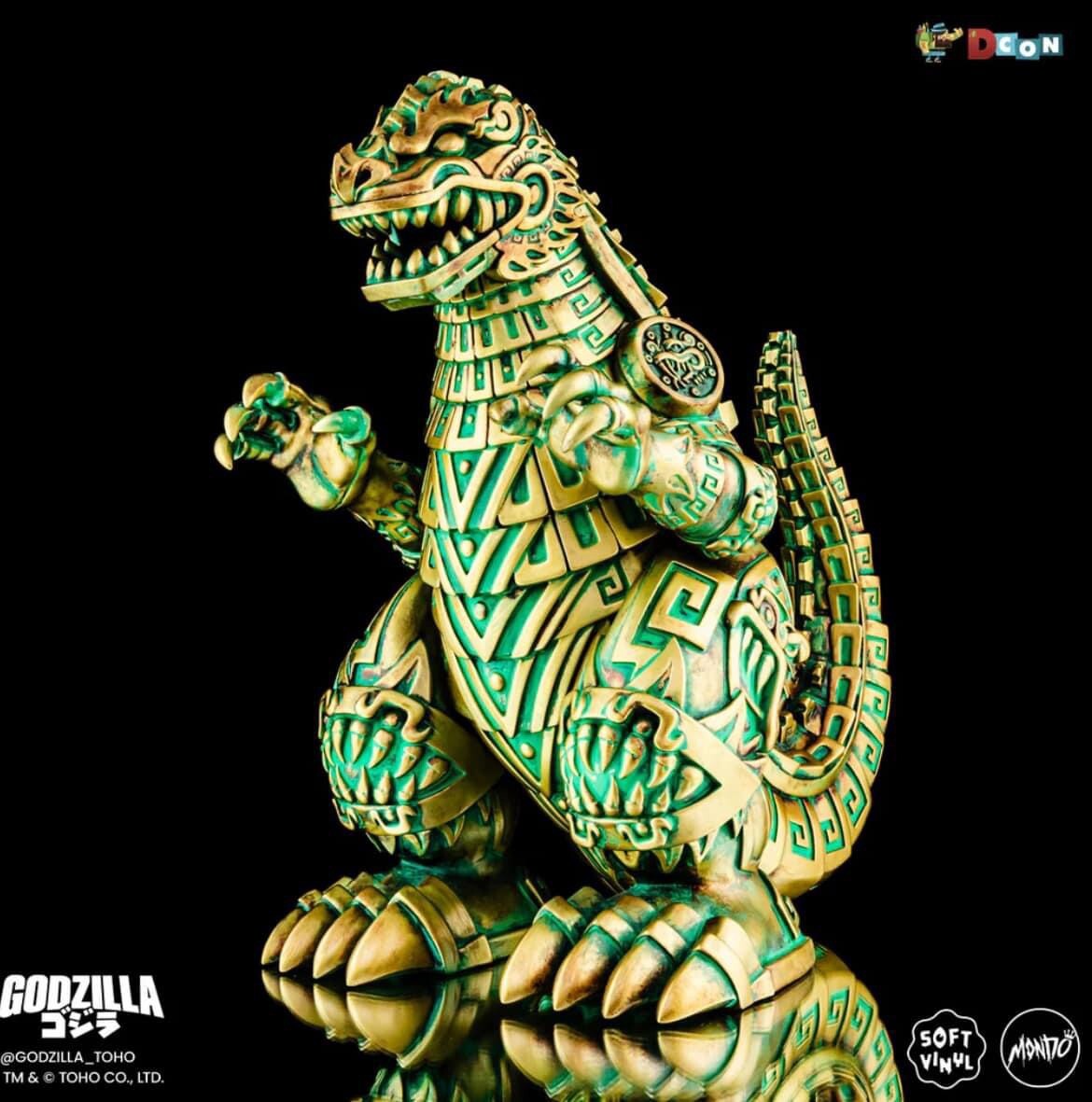 GODZILLA statue by Urban Aztec DCON MONDO exclusive Relic Variant
