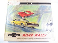 Vintage Chevrolet Road Rally Game in Box, Camaro Republic Manufacturer Co. As Is