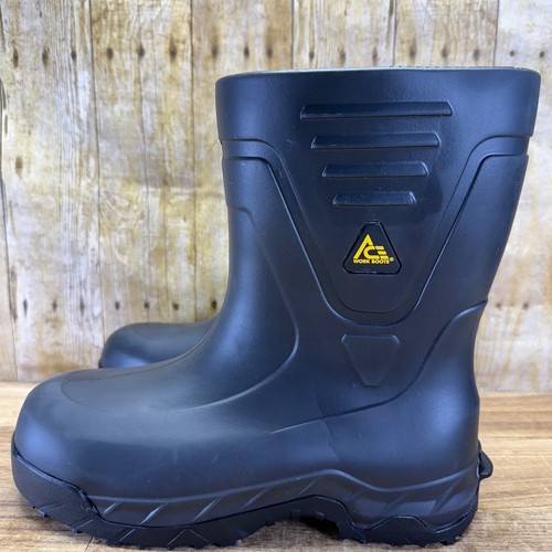 Shoes for Crews Rubber Black Bullfrog Pro II Work Boots 10M/12W - Picture 7 of 14