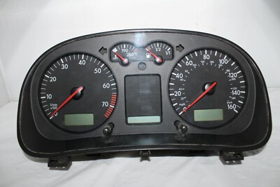 Speedometer Instrument Cluster Dash Panel Gauges 02 03 Jetta Golf 102,769 Miles