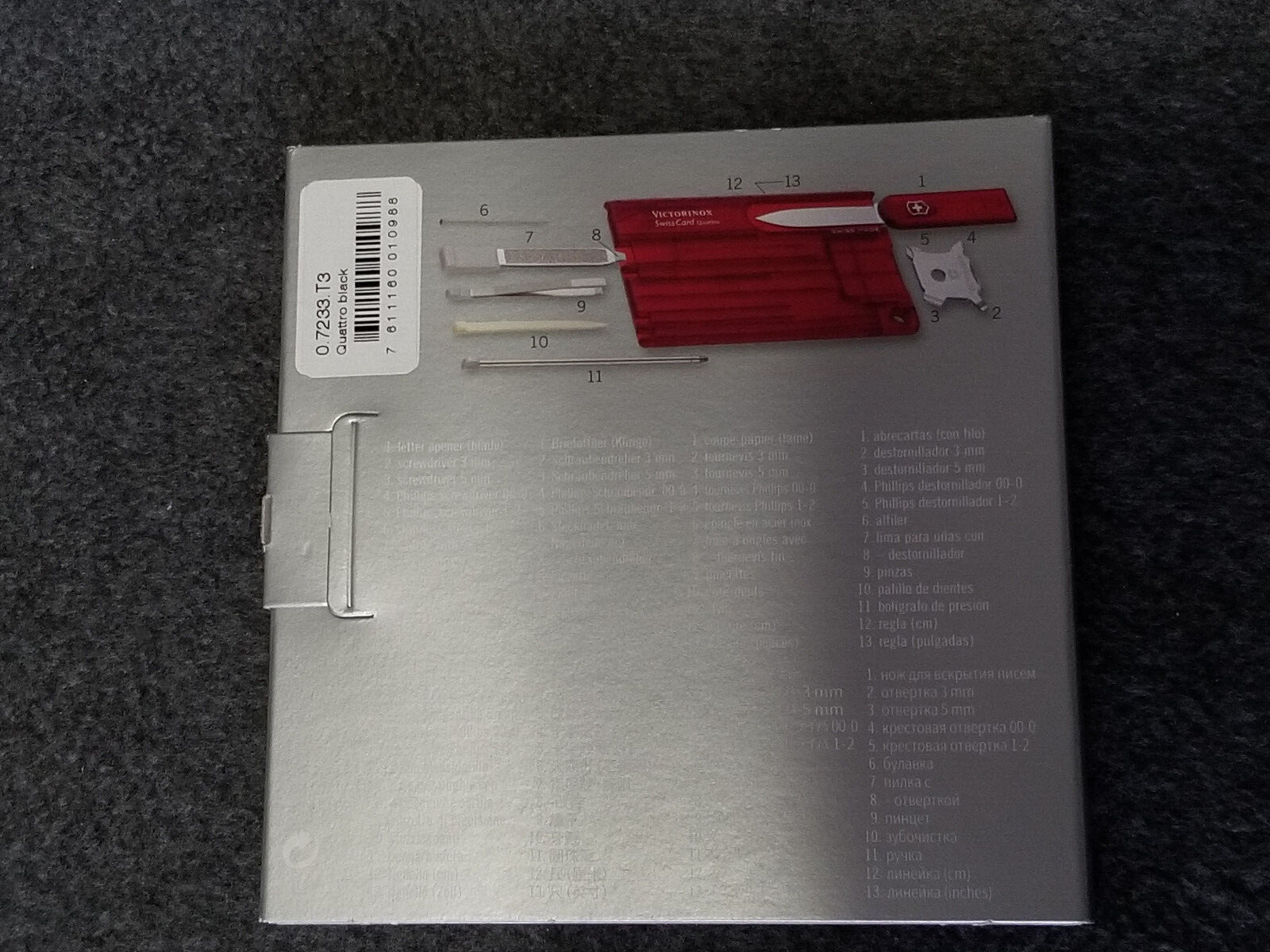 Victorinox Swiss Card Quattro new in original packaging eBay