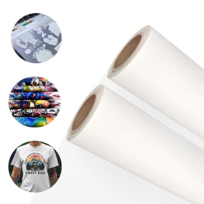2 x (30cmx100m) Ofixdo  Premium DTF Transferfolie Matt/Matt,Doppelseitig HotPeel