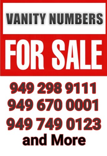 949 Orange County Area Code Phone Numbers Port Transfer To Any Carrier Ebay