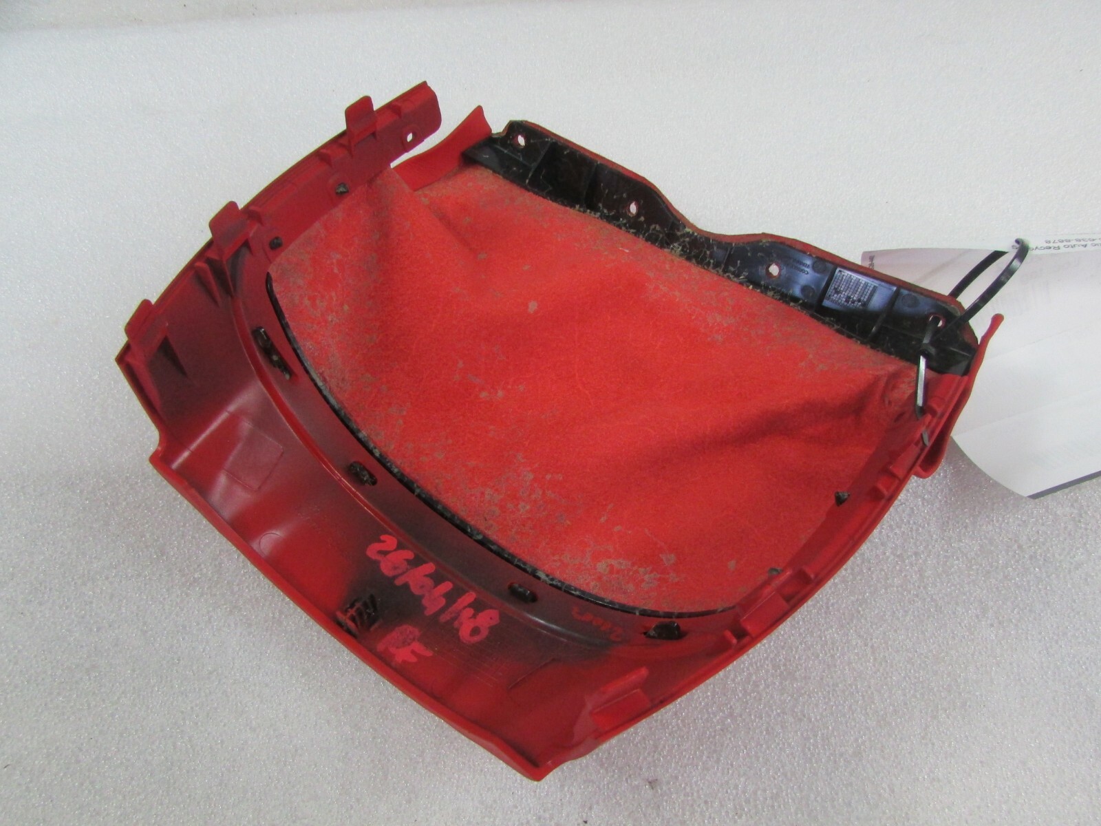 Ferrari 488 Upper Column Cover, Red Used, P/N 085478700