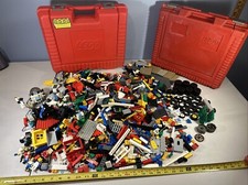 Huge Lot of LEGO w/2 Red Cases 1984-85