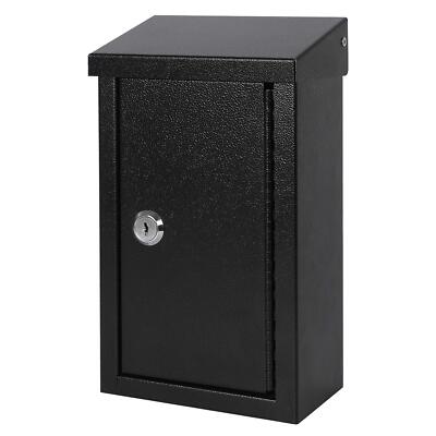 Xydled WallMounted Key Drop Lock Box Automotive with Key Lock Metal Mailbox &