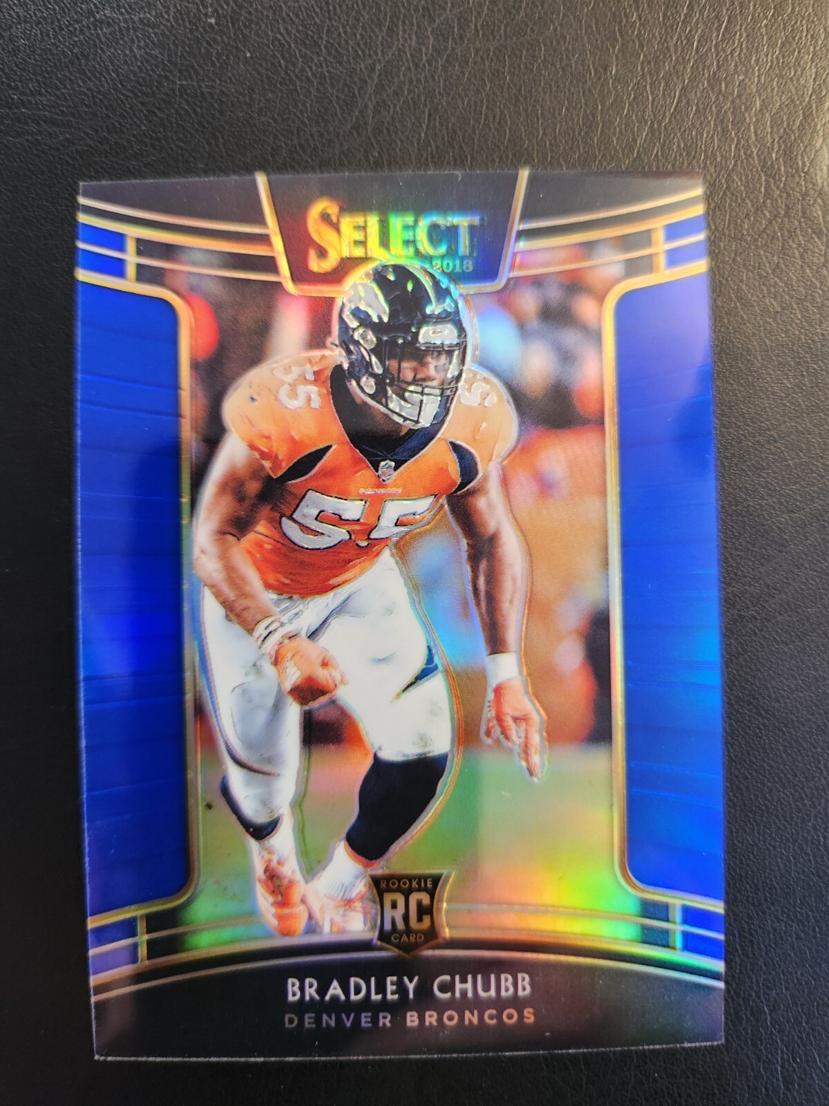 bradley chubb 2018 SELECT  RC #78 BLUE PRIZM  42 /175 BRONCOS