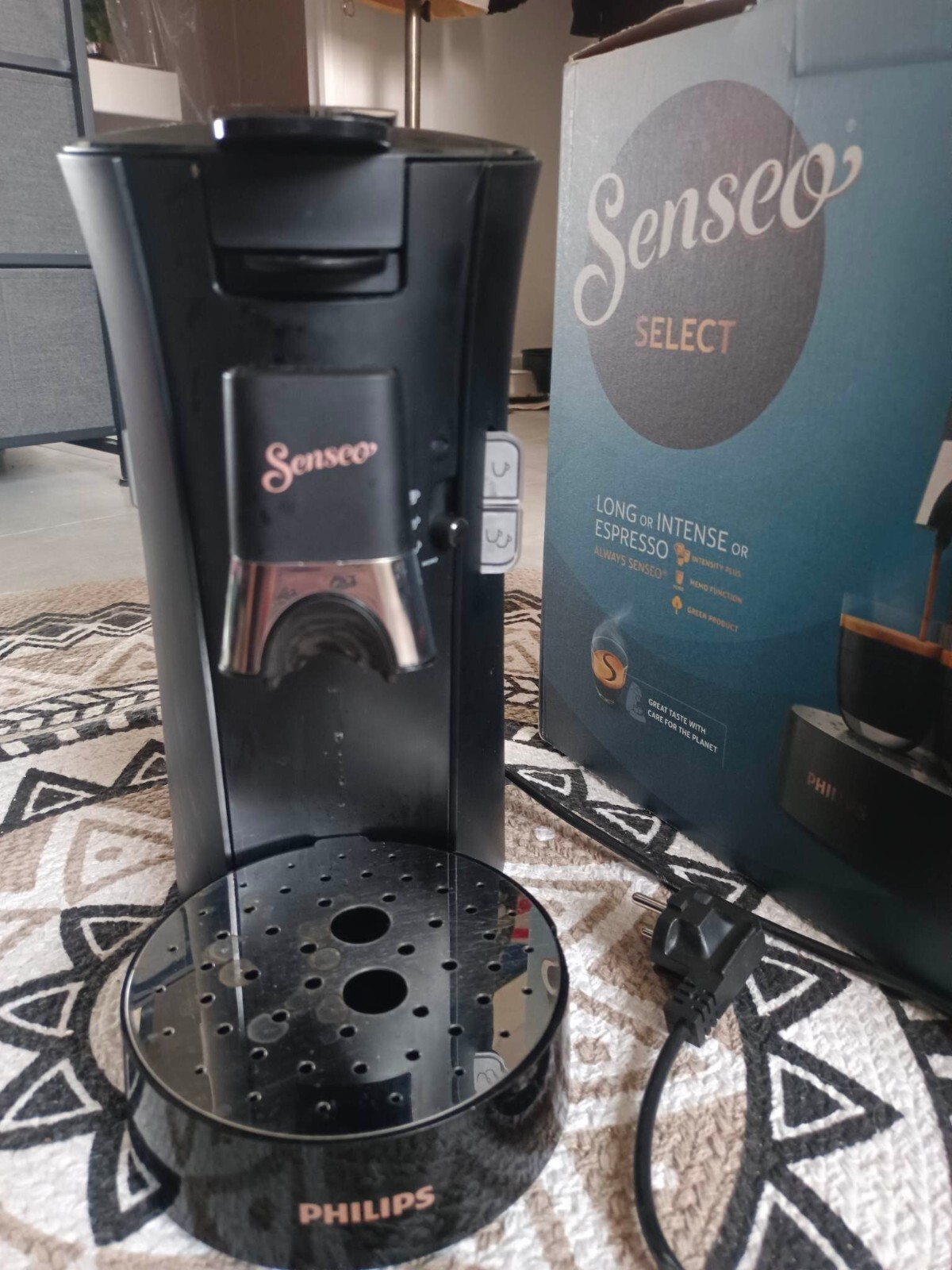 Cafetière Senseo Select Philips réglable avec curseur d'intensité