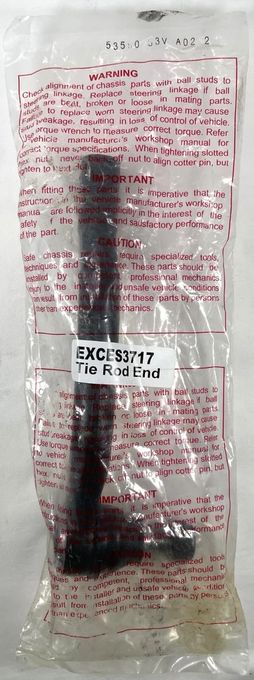 Extremo de barra de amarre exterior delantero izquierdo ES3717 para Honda Pilot 2003-08 Acura MDX 2001-06 Foto 3 de 4