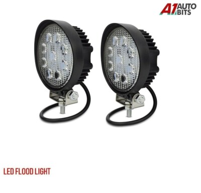 2x Wasserdicht 27w 9 LED Spot Beem Arbeit Lampe Stange Offroad 4x4 Atv 12v 24v