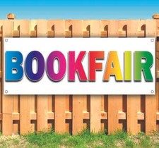 BOOKFAIR Advertising Vinyl Banner Flag Sign Many Sizes USA