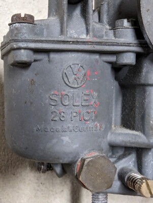 VW Solex 28 PICT Carburetor for Parts or Restore USED Original