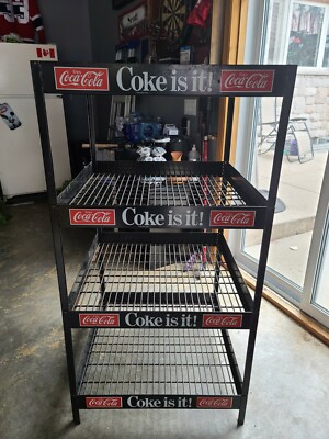 Vintage coca cola metal display rack | eBay