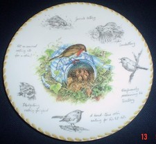 Wedgwood Danbury Mint Robin Collectors Plate 'The Robin'
