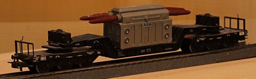 Wagon à recharge surbaissée Märklin 4617 H0, sans emballage d'origine, d'occasion M23047 - Photo 1/4
