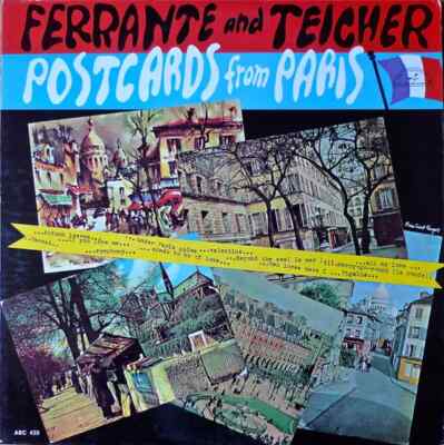 Ferrante & Teicher Postcards From Paris NEAR MINT ABC Vinyl LP
