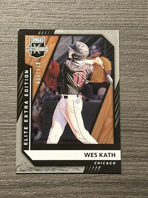 2021 Panini Elite Extra Edition Wes Kath Chicago White Sox /999