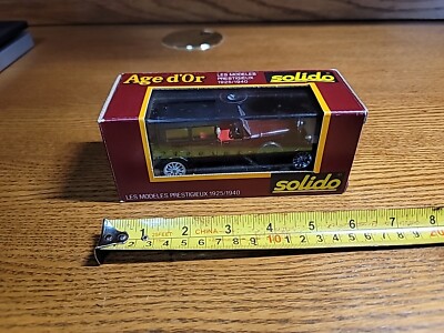 Age d'Or 140 Panhard 1925 Les Modeles Prestigieux Solido 1:43 Scale Die Cast Car