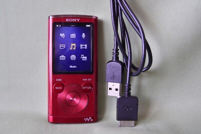 Nice】SONY WALKMAN NWZ-E453 Digital Media Player 4GB Red - Perfect