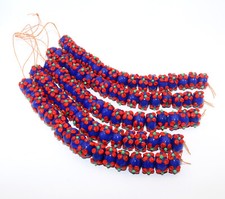 5 Strands Lamp Work Glass Beads 16mm Rondelle for DIY bracelets  necklaces