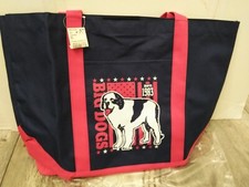 Big Dogs Est 1983 Stars And Stripes BLUE/RED Canvas (LARGE) Tote Bag