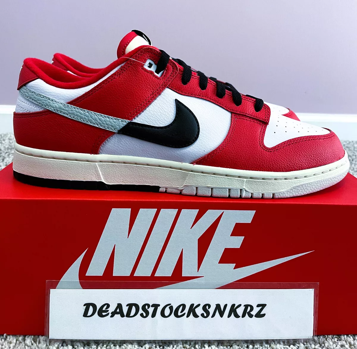 Nike Dunk Low Chicago Split DZ2536 600 Men's Sizes