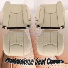 Fits 2003-2006 Cadillac Escalade Driver & Passenger Bottom-Back Seat Cover Tan