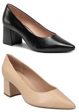 GEOX BIGLIANA D25NMD scarpe donna sandali decollete decolte pelle camoscio tacco