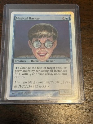 Magical Hacker - FOIL - Unhinged - Lightly Played - MTG