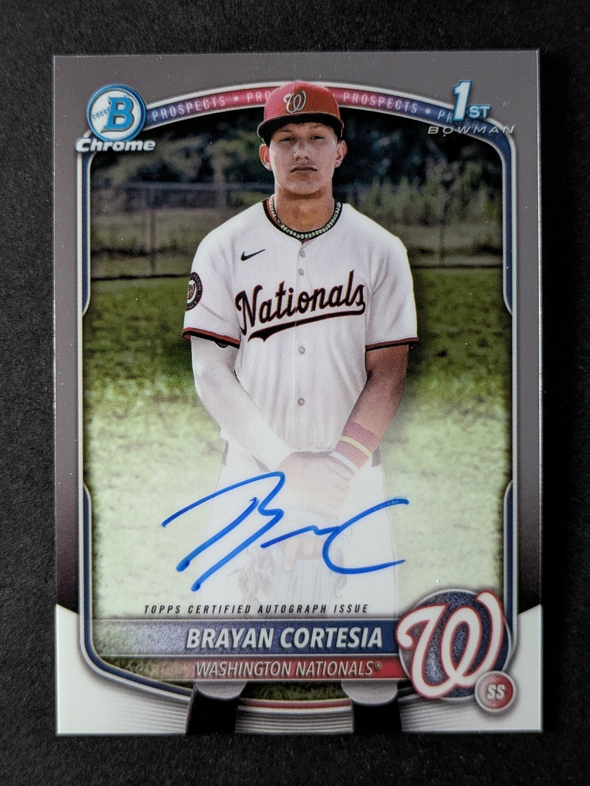 2025 Bowman Chrome BRAYAN CORTESIA 1st Bowman On Card Auto Prospect #CPA-BC