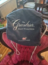 Greenbrier Resort Hotel Marathon Vineyard Vines Wine Whale Drawstring Back Carry