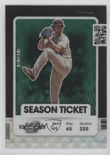 2021 Panini Contenders Season Ticket Optic Green Wave Prizm Yu Darvish #96 0o1