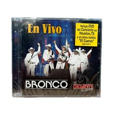 En Vivo Bronco Latin Fonovisa CD & DVD  Sealed  Hole On Case SH3