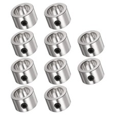 10 Pack Set Screw Collar 12mm ID, 18mm OD, 12mm Width Gear Stopper Wheel Collar