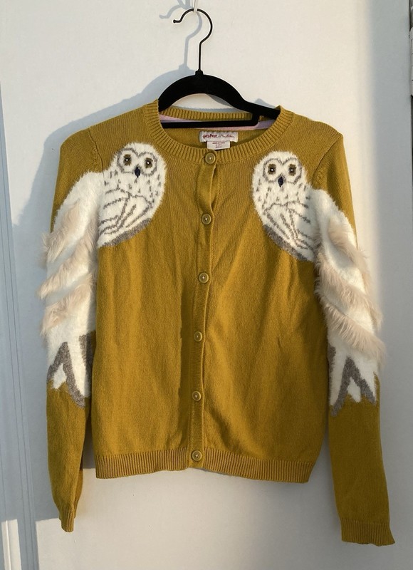 Harry Potter Boden Hereof Owl Sweater Size 11-12Y