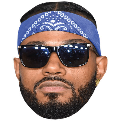 Danny Kilpatrick (Sonnenbrille) Promi Maske, flaches Kartengesicht, Kostüm Maske