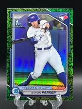 Aaron Parker 2024 Bowman Draft Chrome 1st Green Grass Refractor /99 #BDC-160