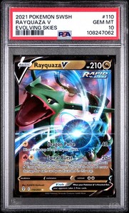 rayquaza v bccg 10 graded card slab VMAX #TG20 EXTENDED ART Raycardza Rayquaza VMAX Alternate Art Custom