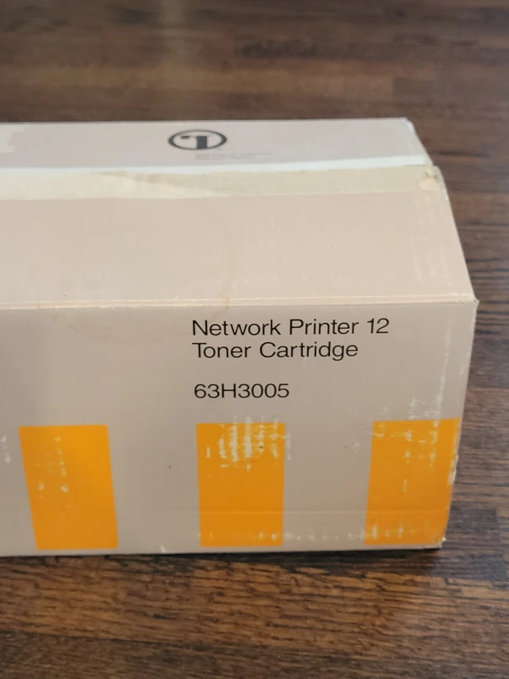 IBM Genuine OEM Network Printer 12 Toner Cartridge 63H3005 Printer Ink - NEW  - Image 2 of 4