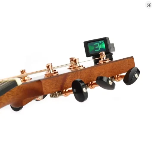 JT-306 Mini Sintonizador de Guitarra Digital LCD Clip Eléctrico Acústico Cromático Foto 2 de 4