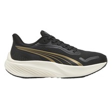 PUMA Pounce Lite Lace Up Womens Black, Gold Sneakers Casual Shoes 31223911