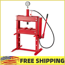 10t H-frame Hydraulic Pressheavy-duty Floor Shop Pressadjustable Worktable 10t H-frame Hydraulic Pressheavy-duty Floor Shop Pressadjustable Worktable