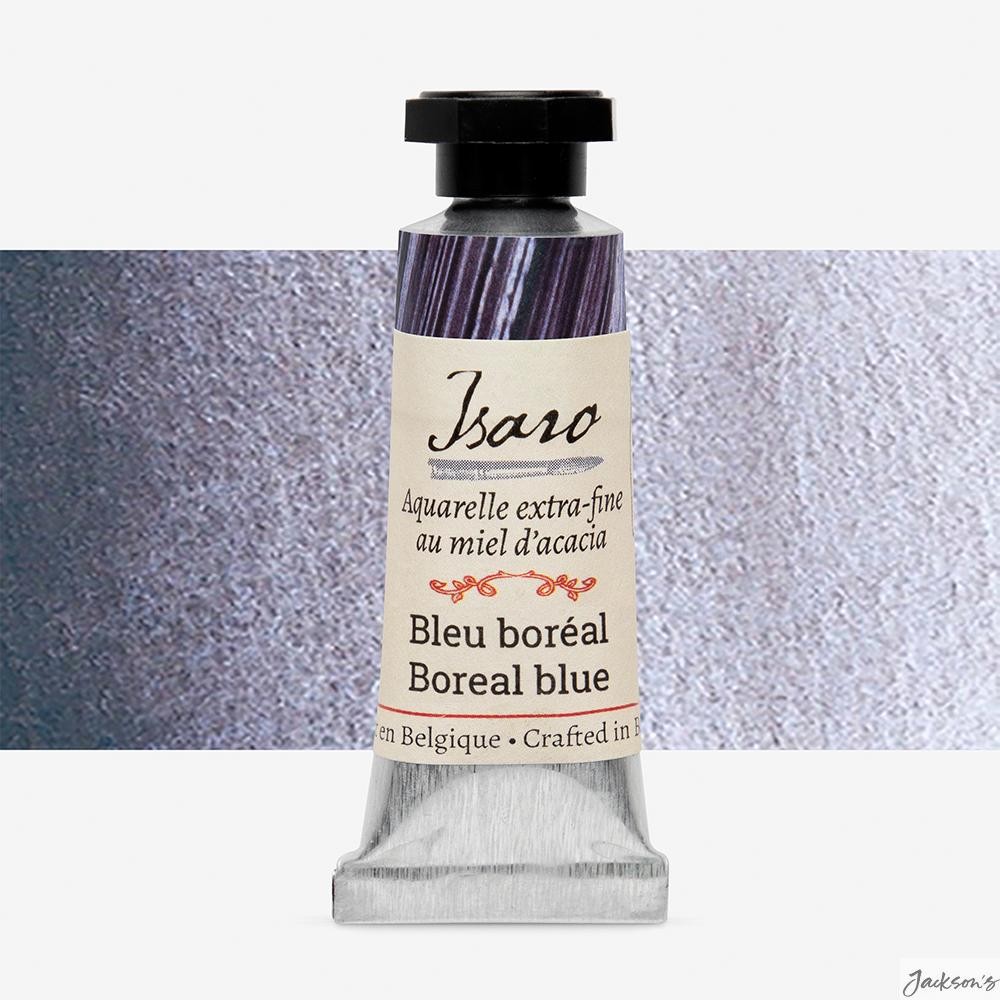 Isaro Watercolour Paint Gum Arabic 7ml Boreal Blue For Artists Painting